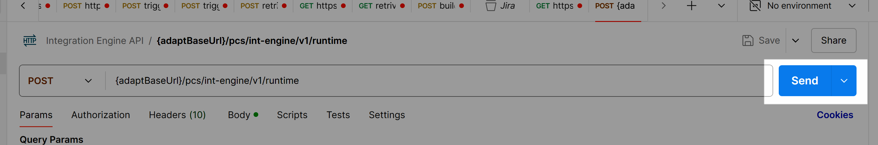 Postman curl command preview